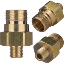Rosfix Easylocktr22m-1/4m Adapter – Mosiądzu Adapter Für Kärcher Easylock Auf 1/4" Außengewinde Korrosionsbeständig & Hochpräzise Für 