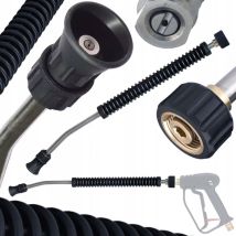 Rosfix Lanze 70 cm 15° – Ersatzteil Für Hochdruckreiniger Kärcher Hd/hds M22x1,5 Innengewinde Flachstrahldüse Edelstahl & Gummi Zubehör Für 