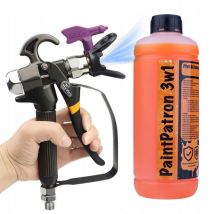 Rosfix Liquide d'entretien et de nettoyage pour l'unité de peinture Rosfix PaintPatron 3in1 1L + Pistolet pour l'unité de peinture Rosfix TurboJet TJ1