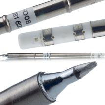 Rosfix T12-d0.8 – Lötspitze Mit Heizung Schnelles Aufheizen In Unter 10 Sekunden Kompatibel Mit T12 Stationen Lötzubehör