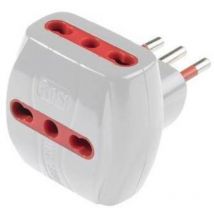 Adaptateur triple Rosi 10a-3pr.bip c/limit.