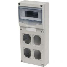 Materiale elettrico vakuum-panel 8+2 module 210x470x105mm grau - rs23810 - Rosi