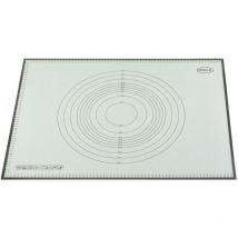Rösle Tapis de travail et de cuisson silicone, tapis de pâte de haute qualité comme support avec dimensions, antidérapant, résistant à la chaleur et