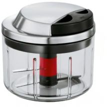 Rsle - Rösle Tritatutto, Utensile di Qualità, per Frutta e Verdura con Lama Affilata, Acciaio Inox 18/10, Incluso Cestino per Erbe Aromatiche,