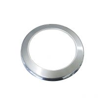 Cheminee rosace ronde cheminee poele chaudiere pellet acier inoxydable d. 230 mm.