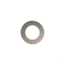 Rosone in acciaio inox aisi 304 per tubi di stufe a legna e pellet per interno Acciaio Inox 30 cm