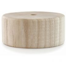 Rosone in legno con accessori per il fissaggio