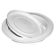 Rosone in lamiera laccato bianco Ø150 mm – Accessori per fumista – TECNOGAS