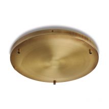 Rosone multicavo ferro bronzato diametro 40 con 3 fori H.3 - Ø40