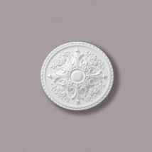 Rosone soffitto parete NMC R12 arstyl Noel Marquet elemento decorativo design classico senza tempo bianco diamentro 82,5 cm