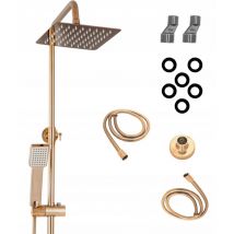 Granitan - rossa rose gold rain shower set