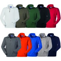 Rossini Perth sweat-shirt de travail à demi-zip - l - Noir - Noir