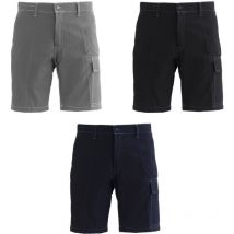 SerioPlus+ Leichte Arbeitsshorts – 100 % Baumwolle – Blau – XS