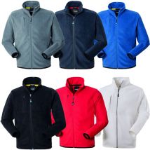 Rossini Task Fleece-Arbeitssweatshirt mit langem Reißverschluss - l - Bianco