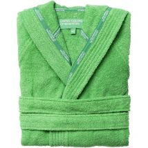 Accappatoio con Cappuccio l/xl 360 gsm 100% Cotone Verde Rainbow, Uomo - Benetton