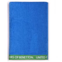 Casa Benetton 100% cotone 380 g. telo mare velluto (90X160 cm) blu - Blu