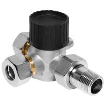 Rossweiner - Dreiwegethermostatventilunterteil ½" Für Forsterheizung Anschl. Links Mit Entl. 1237151