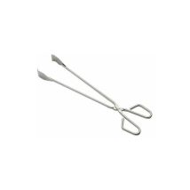 Rostfreie Grillzange 38x6 cm.