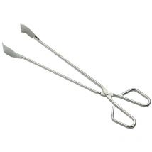 Grillzange Aus Edelstahl 55x6 cm.