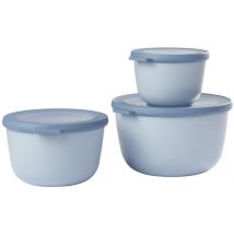 Rosti Mepal 106231015700 Cirqula 3-teilig, Kunststoff, Nordisches Blau, 19,5 X 19,2 X 12 Cm