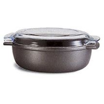 Piatto Da Arrosto Ovale Con Coperchio, Dimensioni 36x24 Cm, Saporella Risoli