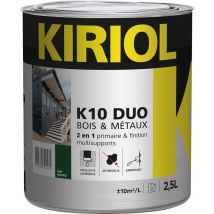 Kiriol - Rostschutzfarbe K10 Duo comus Satin Moosgrün 2.5L - A005377