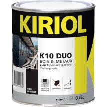 Kiriol - Rostschutzfarbe K10 Duo comus Brillant Schwarz 2.5L - A005357