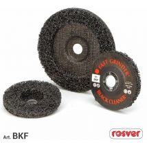 Rosver Bkf Disco Dischi Black Cleaner Su Fibra Ø115 Per Smerigliatrici Angolari