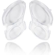 Rosvola - 1 paire de lentilles de phare en verre transparent pour Classe e W211 E350/300/200 2002-2008 l+r