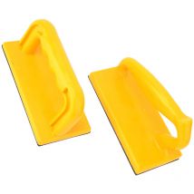 Rosvola - 2 pcs bâton de poussée de sécurité, scie à bois pratique bâton de poussée oblique et droit outil de travail du bois de bloc de poussée de