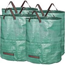 4pcs Sacs xxl de Jardin 272L indéchirables Réutilisable a - Rosvola