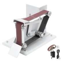 Rosvola 96W Ponceuse à Bande Avec 10 Bandes Abrasives Ponceuse Électrique Pour Bois Mini Ponceuses à Bande pour Métal Bois Plastique Aluminium