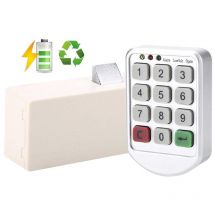 Rosvola - Ensemble de Serrure de Cabinet électronique, Code Sécurité Verrouille Numérique Électronique Mot de Passe Clavier Numéro de Porte Serrures