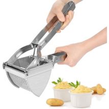 Kartoffelpresse, manuelle Kartoffelpresse aus Edelstahl, Kartoffelstampfer für Gemüse, Obst und Lebensmittel - Rosvola