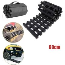 Tapis de Traction tpr de 60 cm de Long pour récupération de pneus de Voiture, échelle de Pneu, Aide à la Traction d'urgence Automatique avec Sac