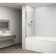 ROTA écran de bain pivotant 750mm, verre clair