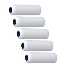 Mousse rouleau 100 mm mousse haute densité, bouts arrondis x5 - Rota