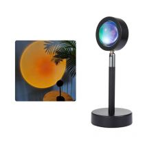 Yozhiqu - Rotation 180°Sunset Lamp,lampe sunset Red Projector Light, sunset lampe led Light,Sunset aura,Lampe coucher de soleil, Alimenté par