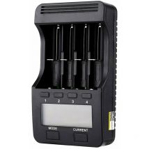 Rotationnel-Chargeur De Batterie Liitokala Lii-500 Chargeur Intelligent Avec 4 Emplacements De Batterie Ecran Lcd Pour Support De Batteries
