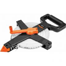 ROTELLA METRICA CON IMPUGNATURA mt 50 nastro fibra