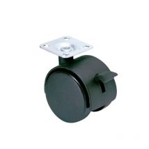 Rotella twiny da 50 mm di diametro con base girevole, alta 65 mm