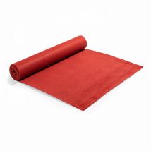 Roter Teppich von 1 x 5 m - rote Teppichrolle Rot