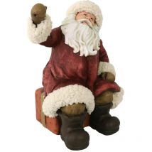 Vacchetti - Roter Weihnachtsmann aus Kunstharz 24,5x20,5h32,5 cm