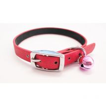 Rotes Katzenhalsband mit Glocke