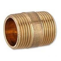 Frabo Rotguss Gewindefitting-Langnippel 1'' x 40 mm – Bronzelegierung – 16 bar – -20° bis +110 °C – DIN-DVGW geprüft