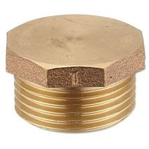 Frabo Rotguss Gewindefitting-Stopfen 1'' AG – Bronzelegierung – 16 bar – -20° bis +110 °C – DIN-DVGW geprüft