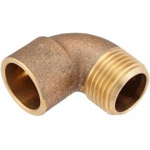 Rotguss-löt-winkel 90° - 18 Mm - 1/2'' Ag - Mit Dvgw-zulassung