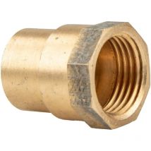 Rotguss-Lötfitting Übergangsmuffe 10 mm x 3/8 Zoll ig - Typ 4270G, dvgw