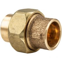 Rotguss-Lötfitting Verschraubung flachdichtend 12 mm - Typ 4330, dvgw