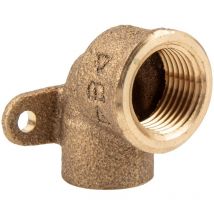 Rotguss-Lötfitting Wandscheibe 22 mm x 3/4 Zoll ig - Typ 4471G, dvgw